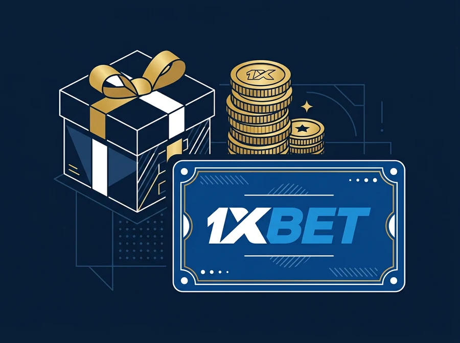 1xbet 보너스와 프로모션 코드 안내 이미지